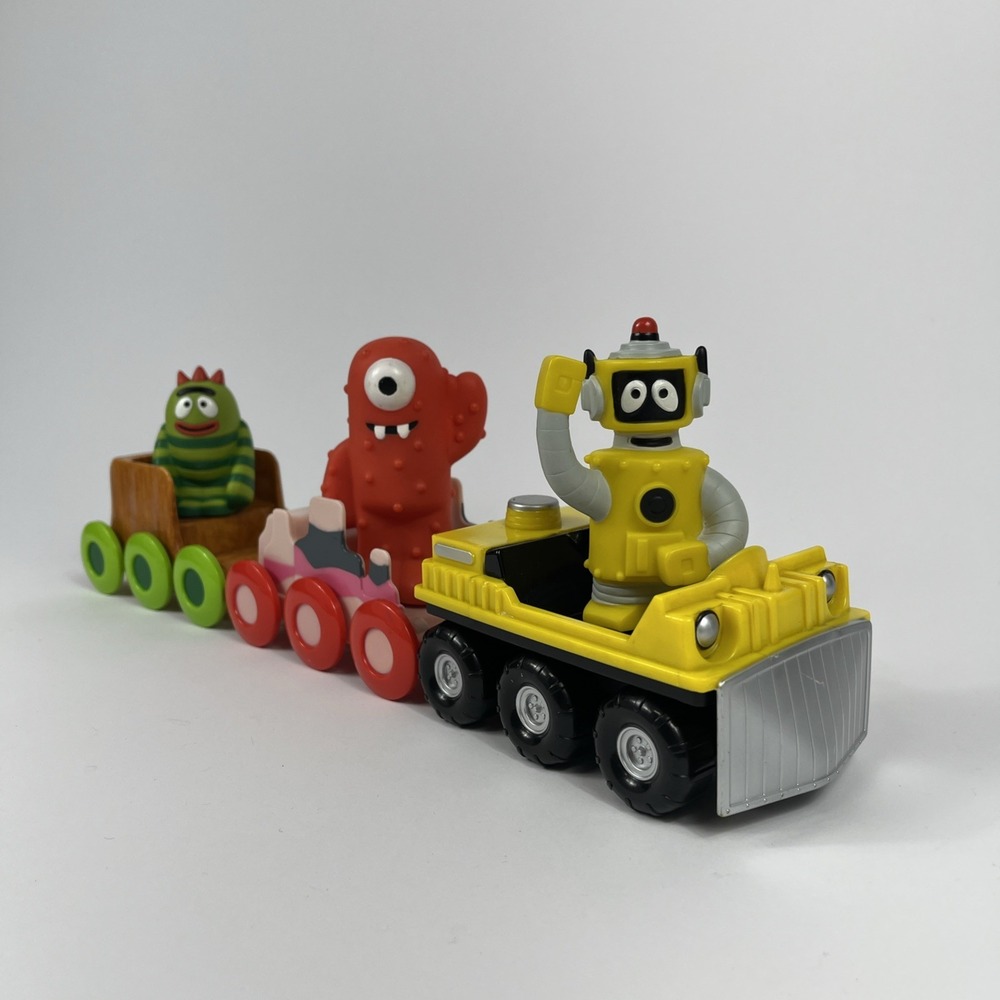 Yo Gabba Gabba Spin Master DRIVIN' FRIENDS TRAIN Muno, Plex, Brobee
